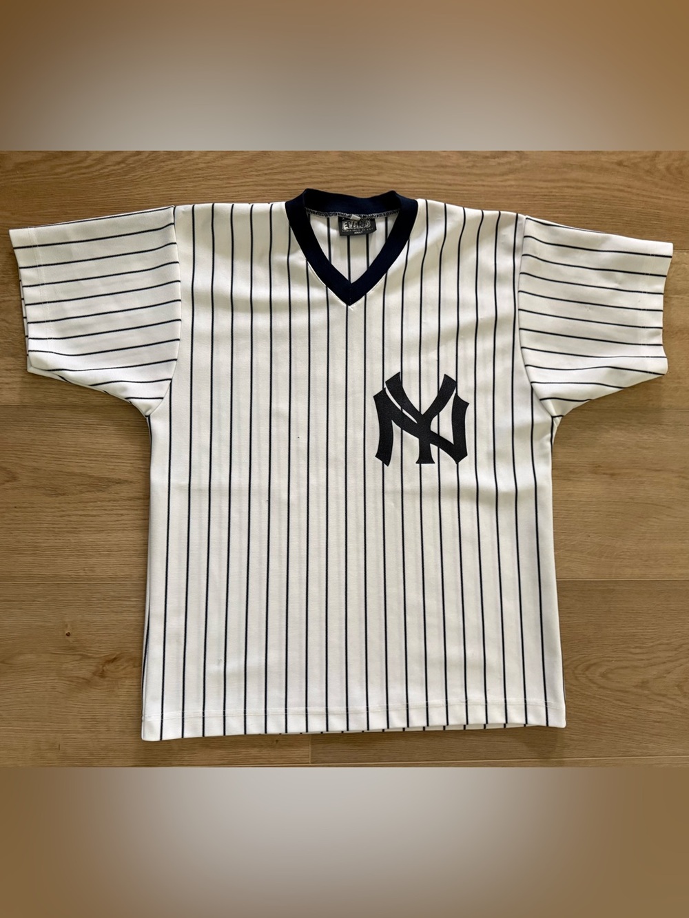 Vintage New York Yankees Babe Ruth #3 Pinstripe Baseball Jersey USA Made Medium